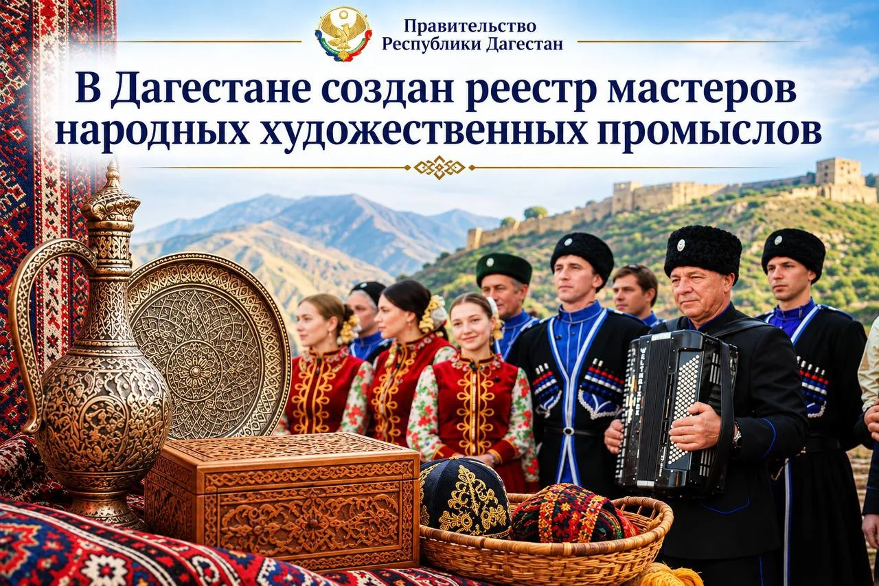 В РД создан реестр мастеров народных художественных промыслов