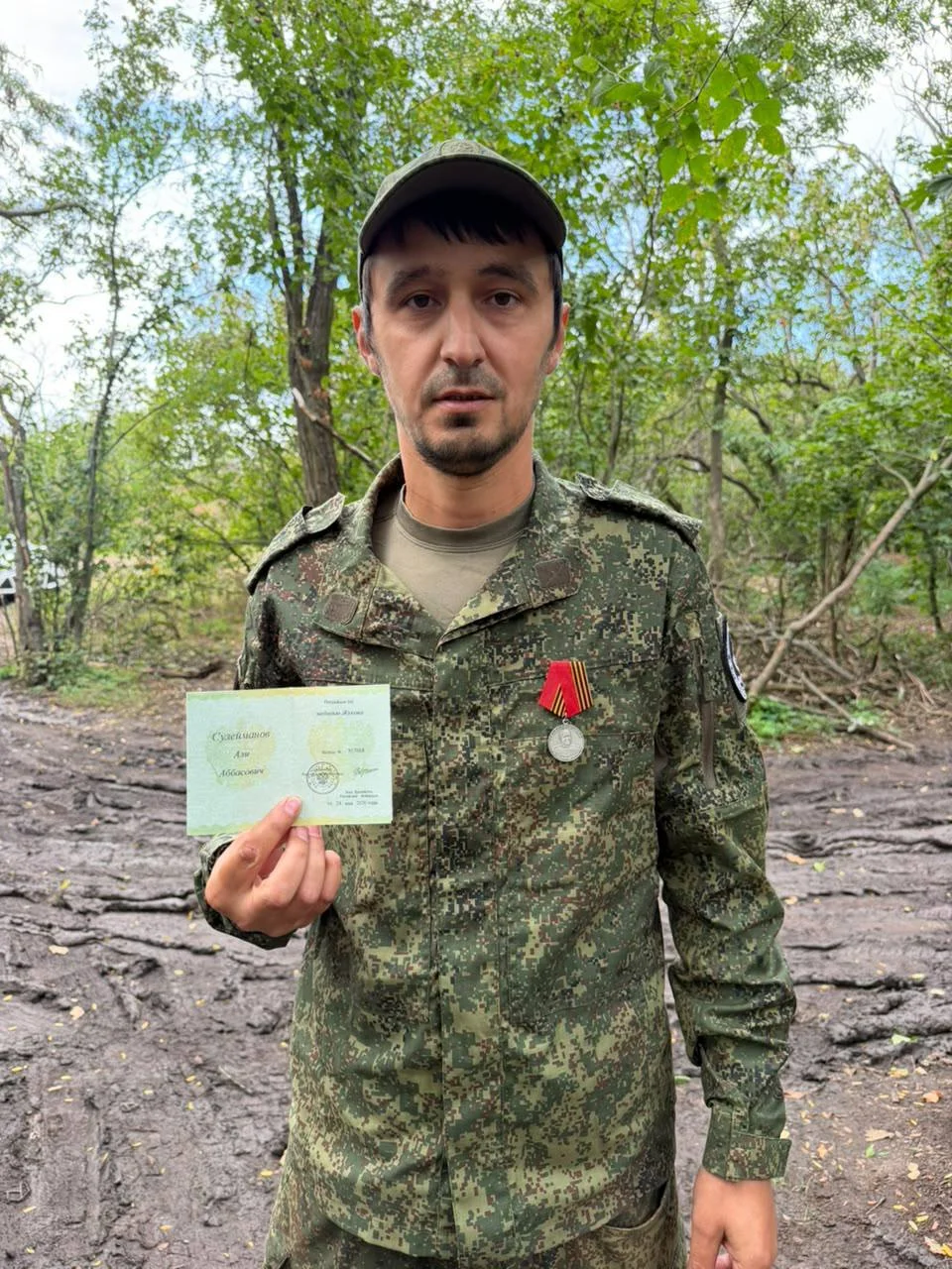 Али Сулейманов удостоен медали Жукова