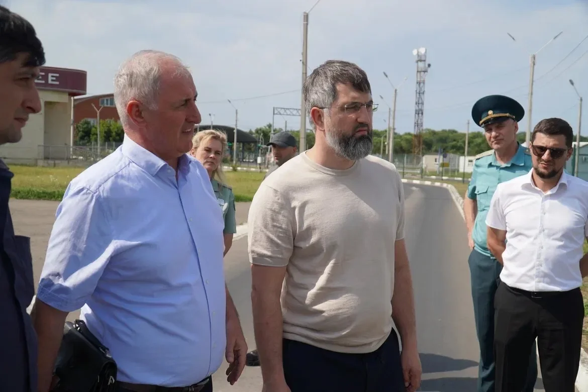 Магомед Рамазанов ознакомился с ходом реконструкции пункта пропуска Тагиркент-Казмаляр в Магарамкентском районе