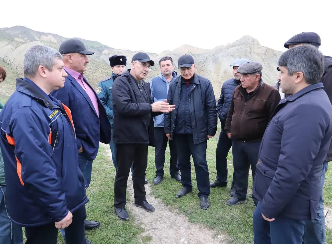 Правительственная комиссия проинспектировала состояние водохранилищ в Табасаранском районе