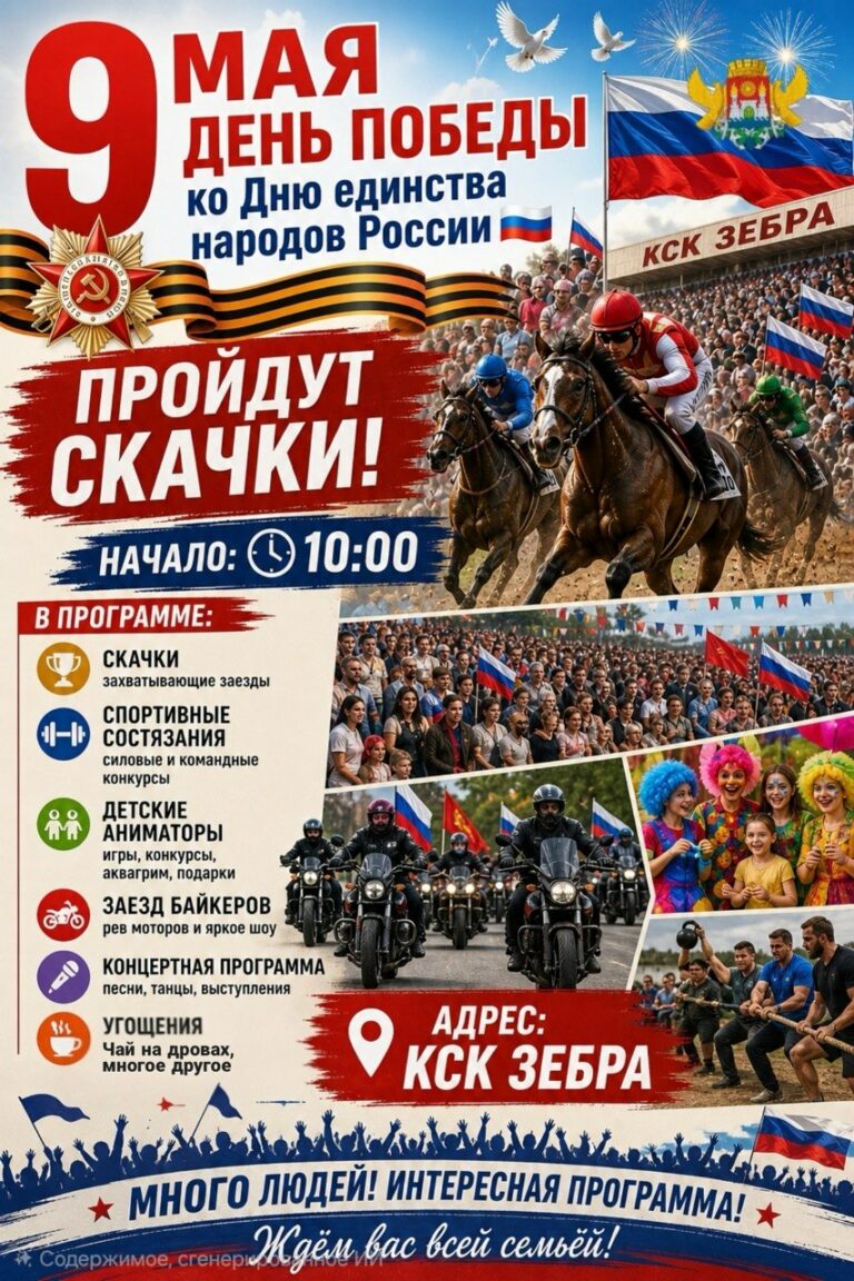 Конные скачки, байкеры и лянга. В Махачкале пройдет праздник ко Дню Победы