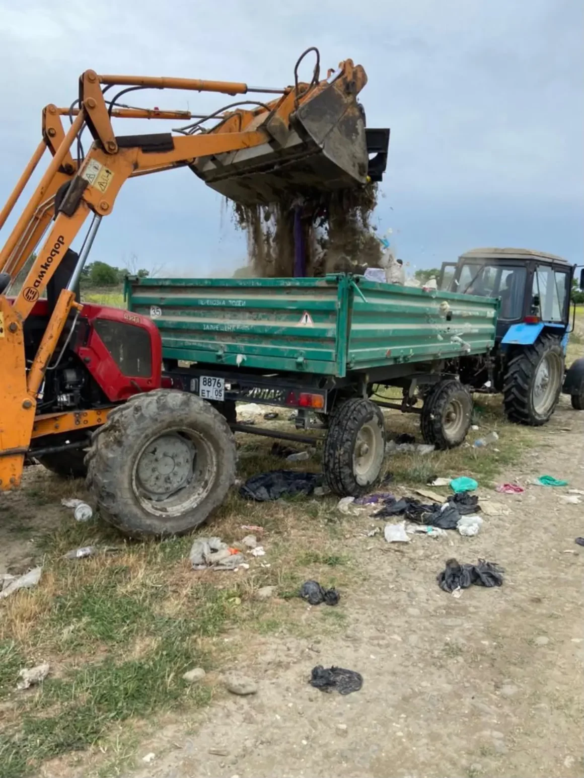 В Дербентском районе ликвидирована несанкционированная свалка