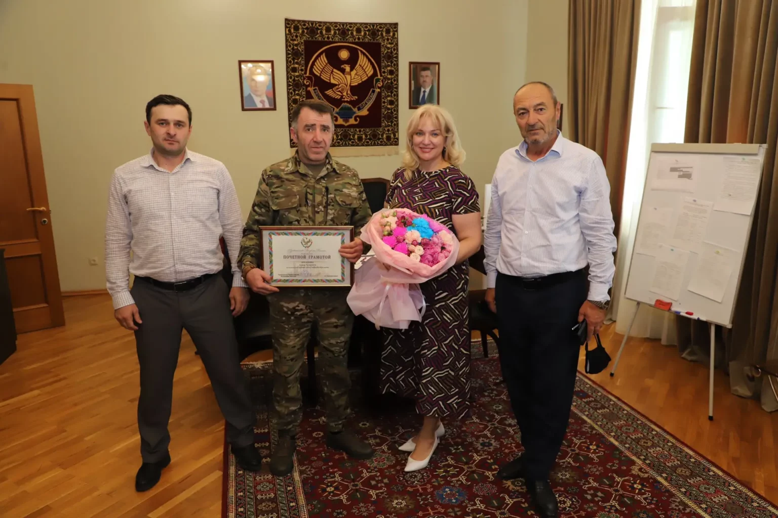 Участник СВО Ахмед Кусалаев награжден Почетной грамотой Правительства РД